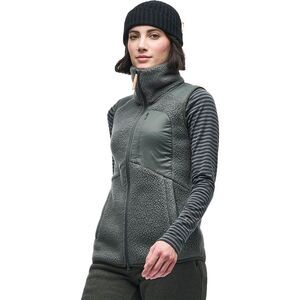 INDYEVA Cordero Fleece Shearling Vest Gorpcore Outdoor Women's  Sz XL